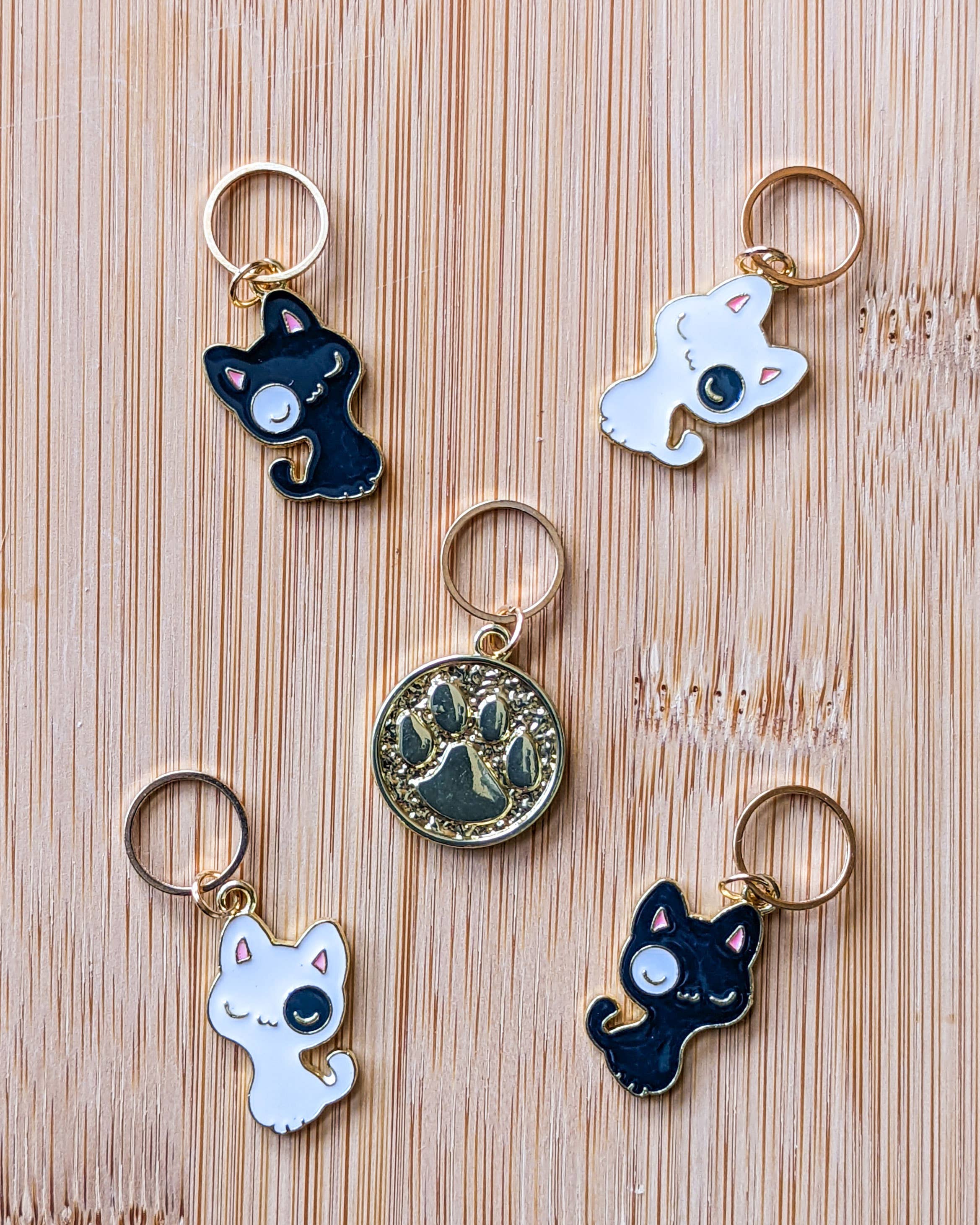Chats joyeux - Anneaux marqueurs