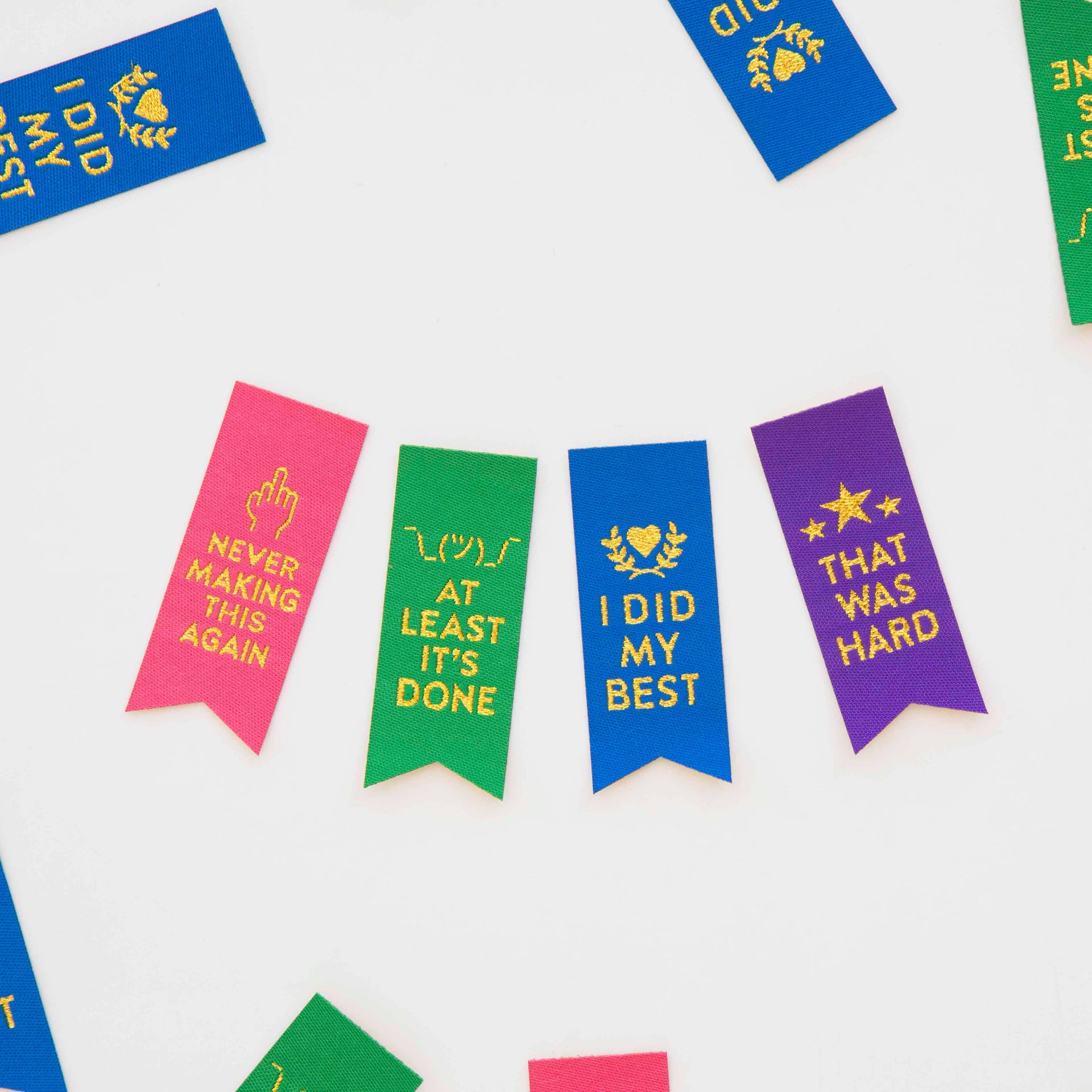 Étiquettes à coudre "Sarcastic Award Ribbon"