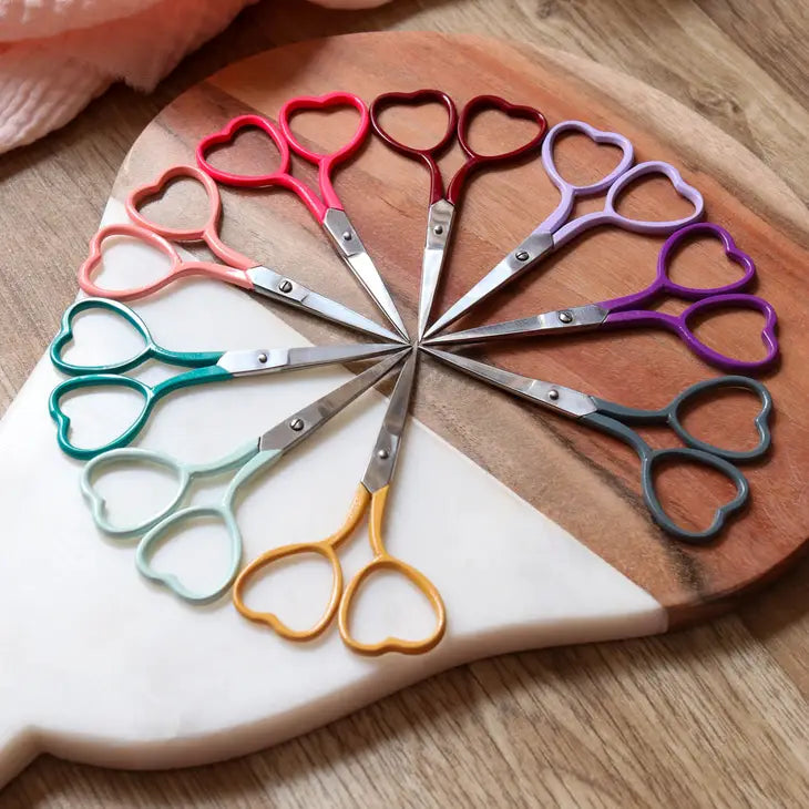 Ciseaux de broderie "coeur"