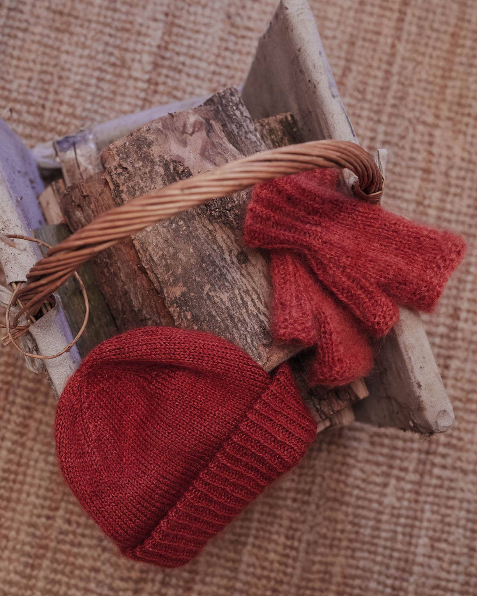 Patron de tricot - Bonnet et Mitaines Effie