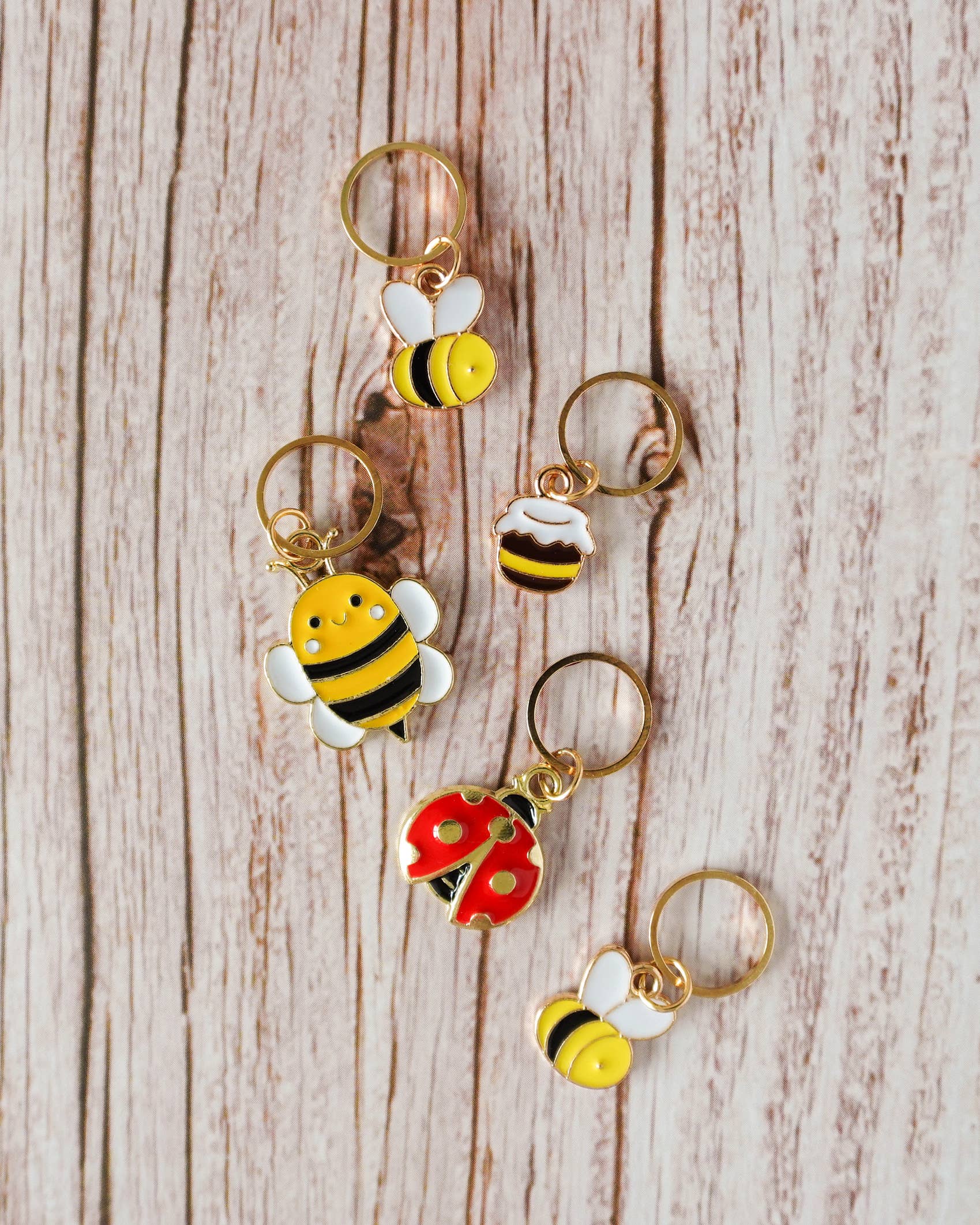Bee Happy - Anneaux marqueurs