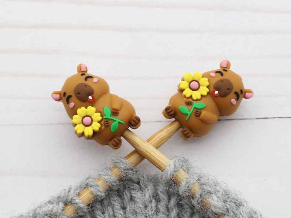 Daisy Capybara | Bouchons d'aiguilles