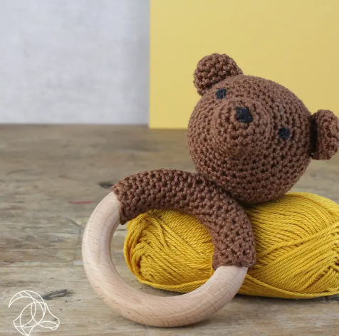 Kit crochet Hochet Ourson