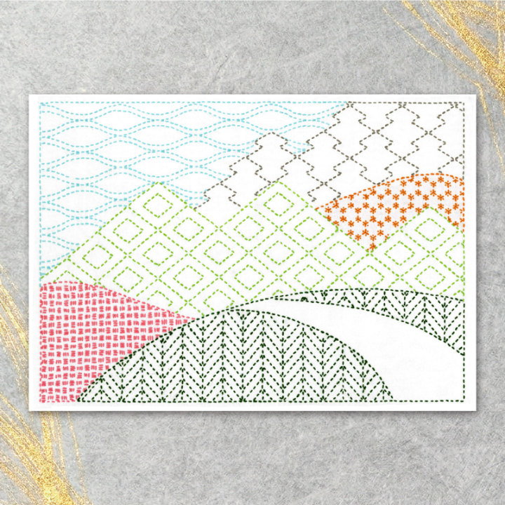 Set de table en Sashiko