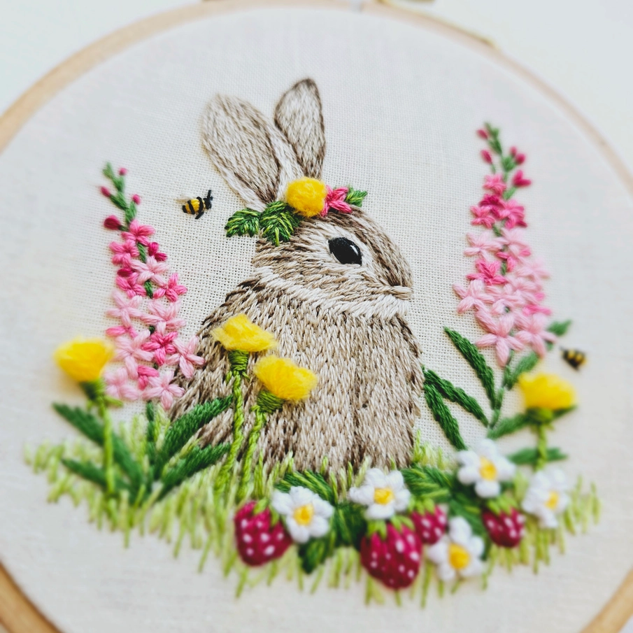 Kit broderie Berry Patch Bunny