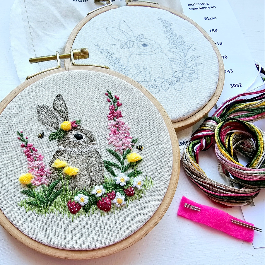 Kit broderie Berry Patch Bunny