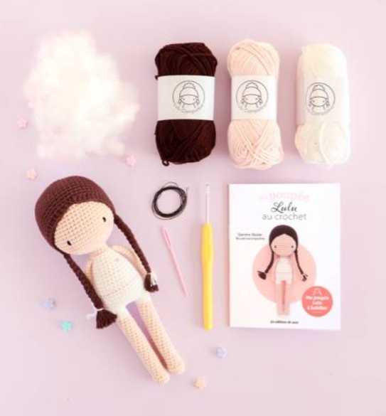 Kit de crochet - Ma poupée Lulu au crochet