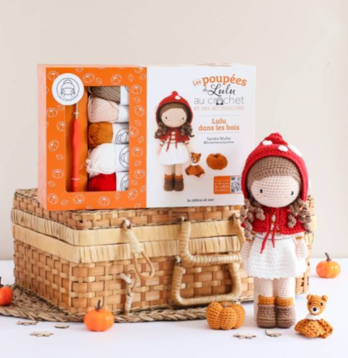 Kit de crochet - Ma poupée Lulu dans les bois