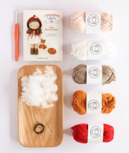 Kit de crochet - Ma poupée Lulu dans les bois