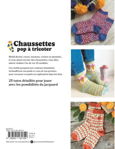 Chaussettes pop à tricoter