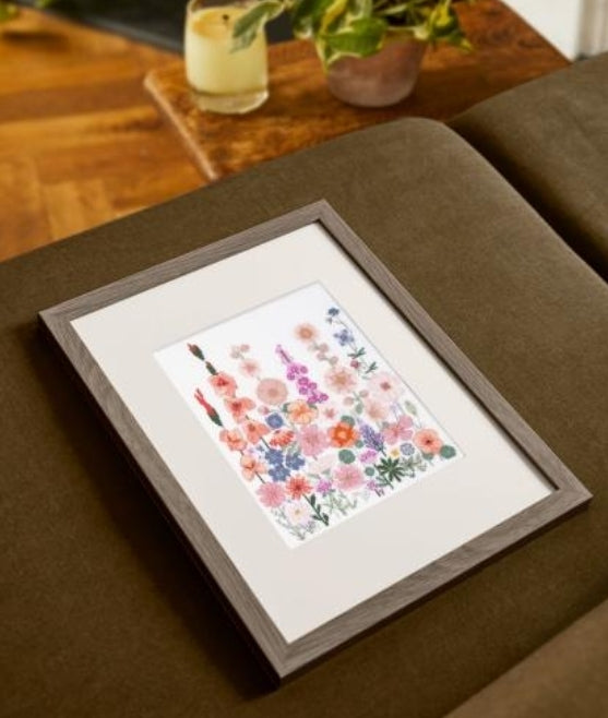 Fleurs grimpantes - Kit de point de croix