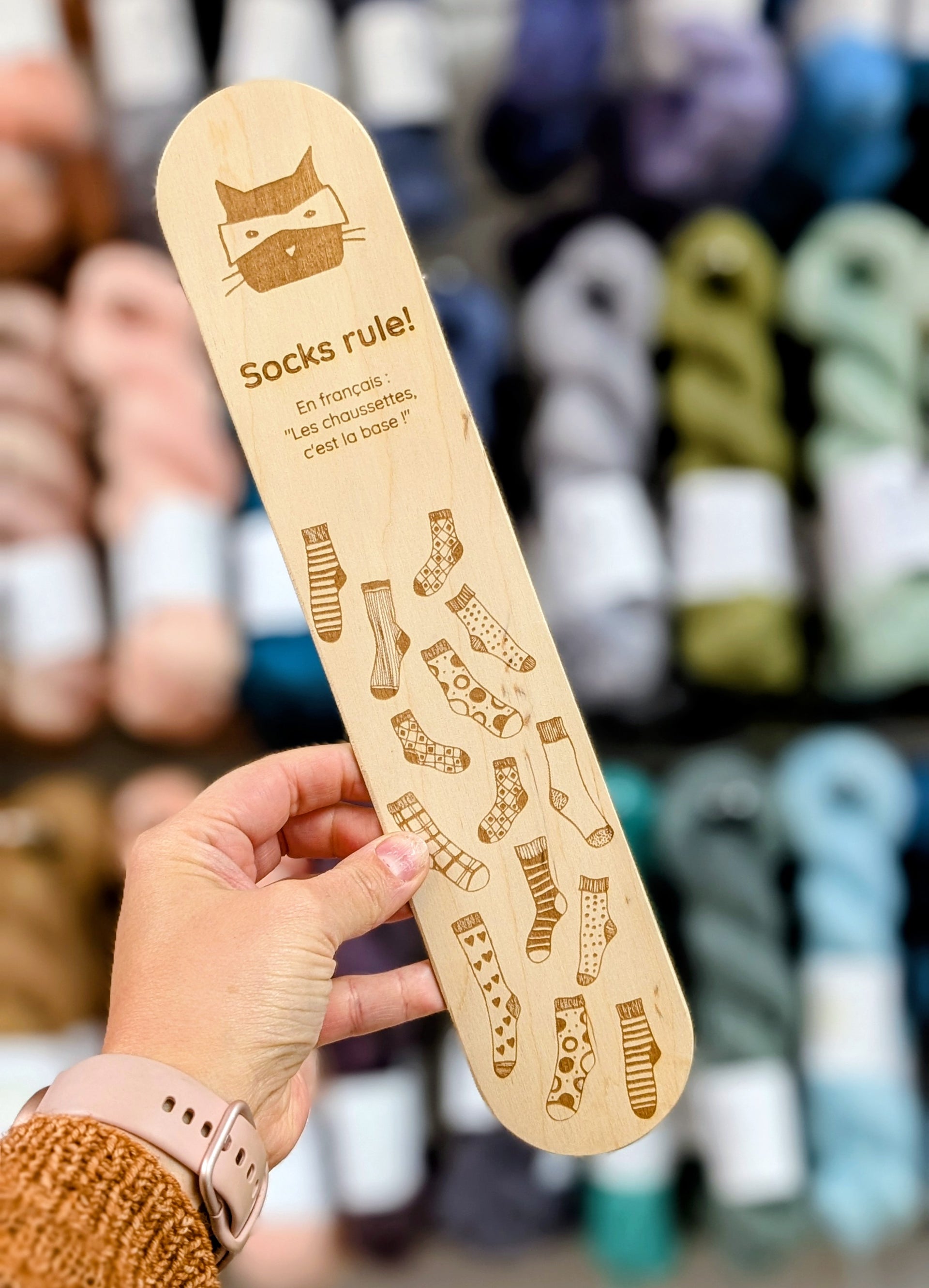 Règle à chaussette - Socks' rule