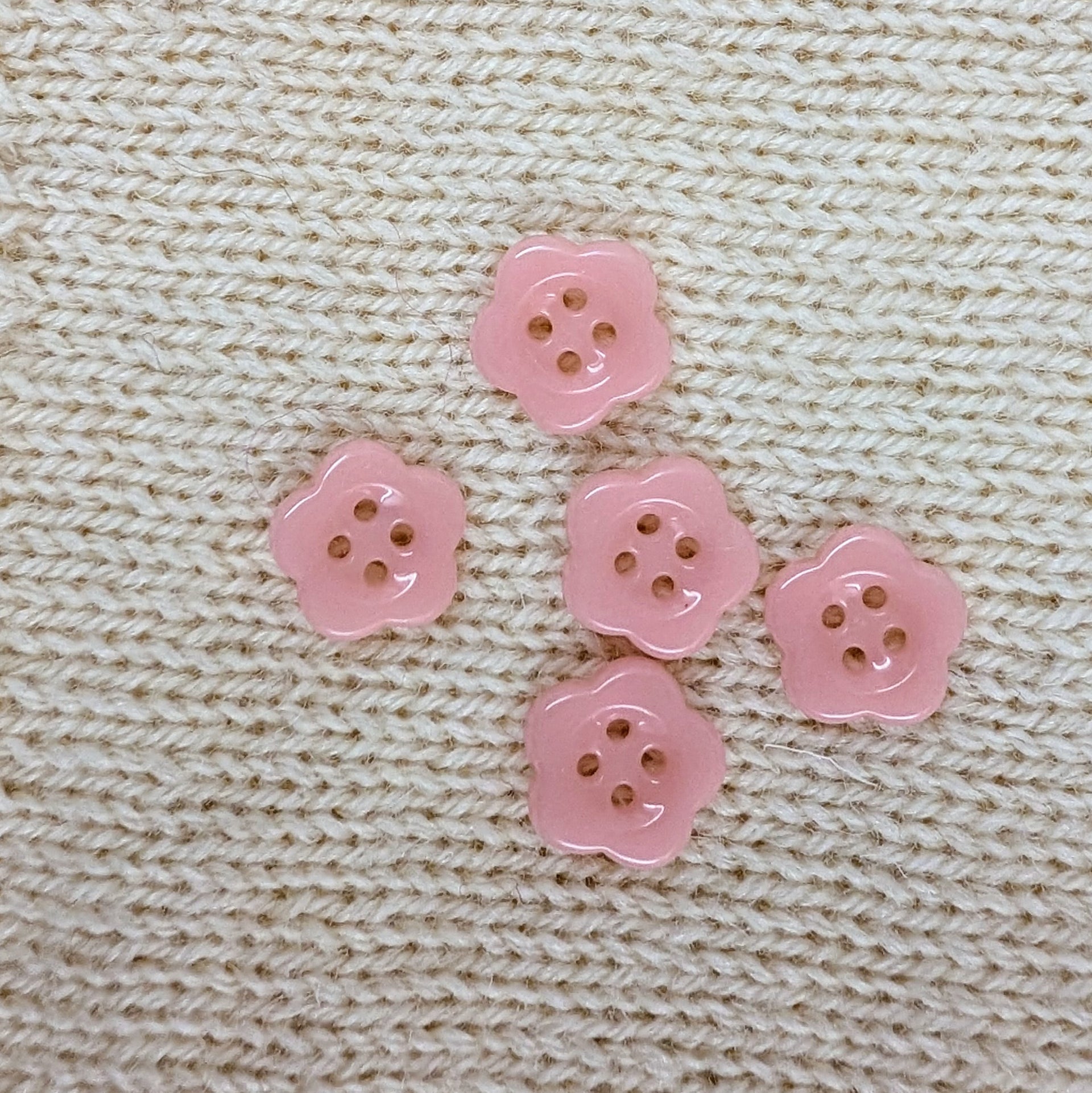Boutons Fleurs 15 mm