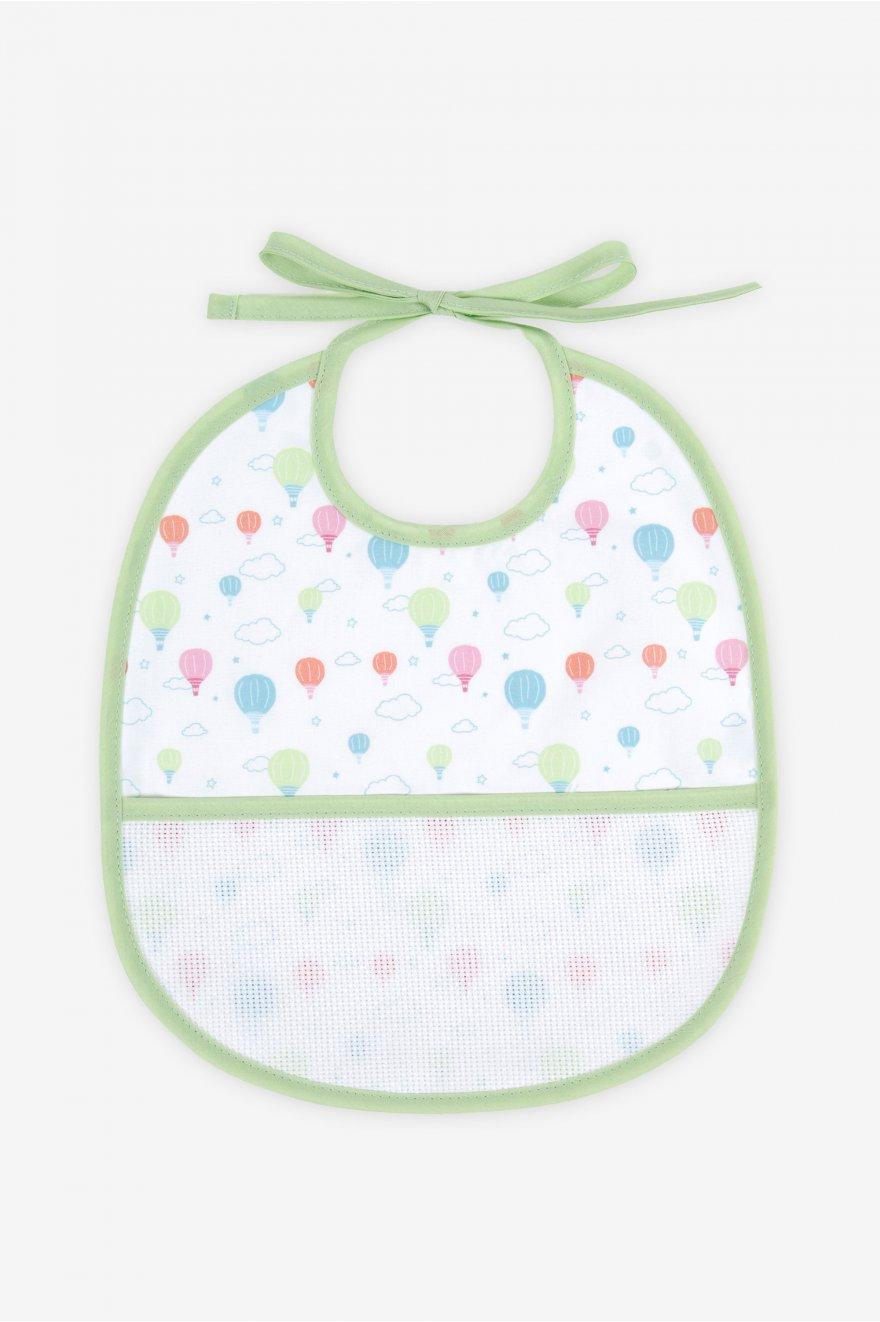 Bavoir à broder Folk - 6 mois