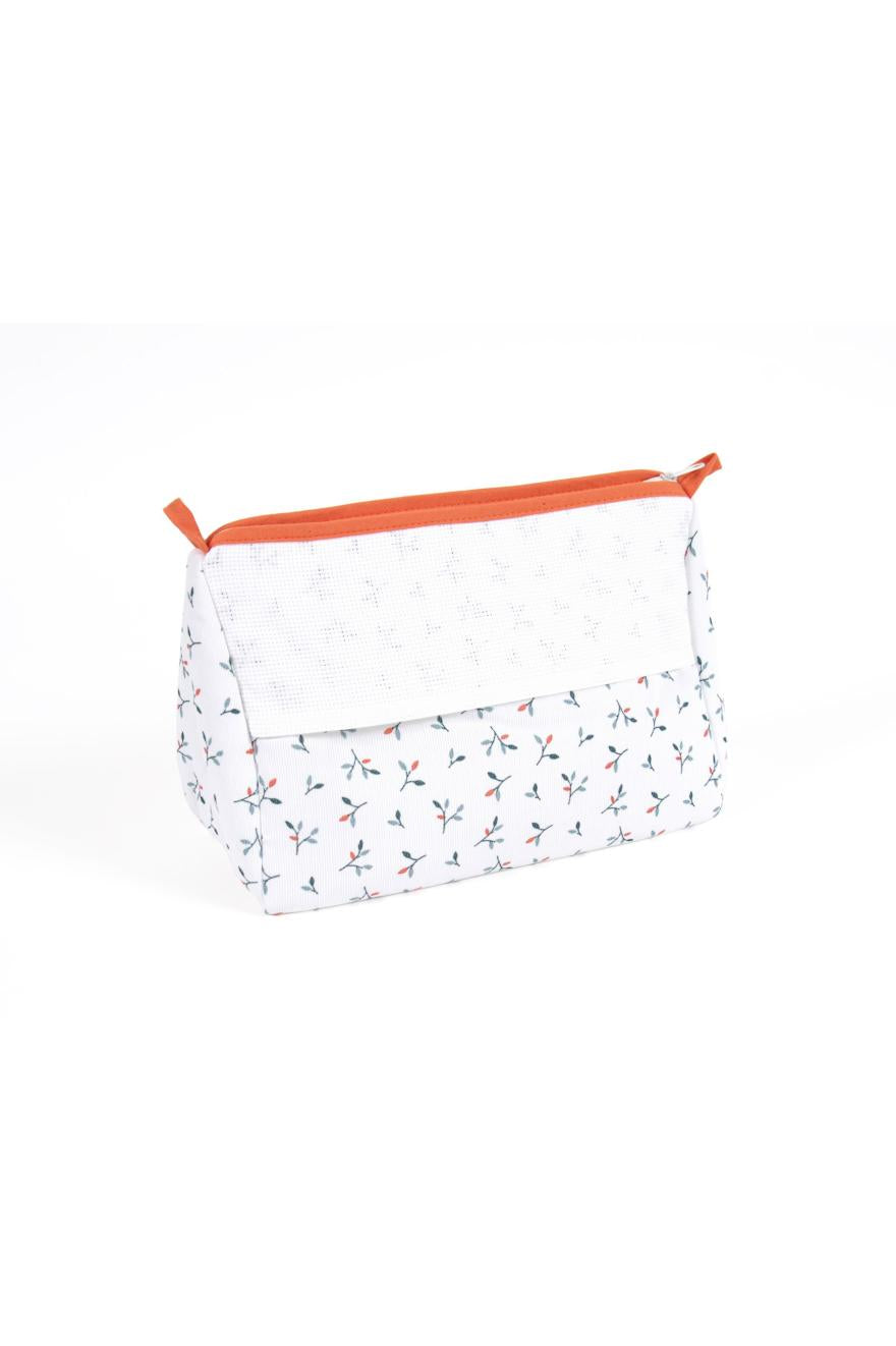 Trousse de toilette à broder - Forêt enchantée