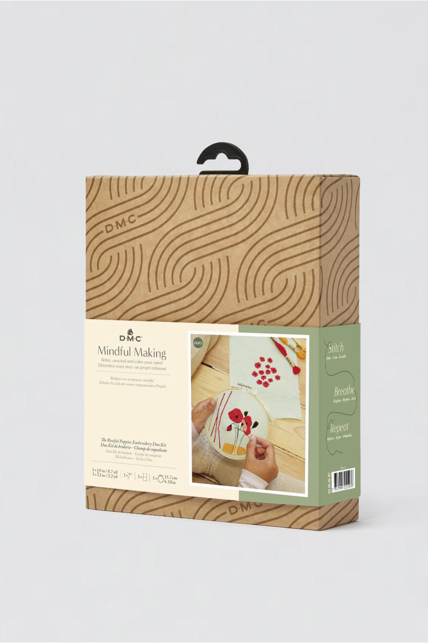 Kit Mindful Making - Broderie Coquelicot