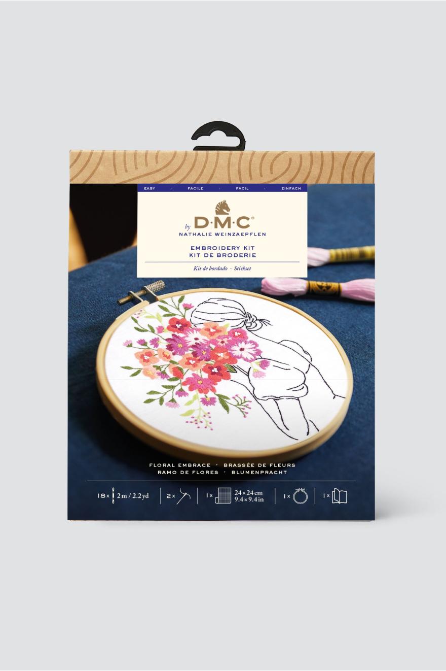 Brassée de fleurs - Broderie traditionnelle