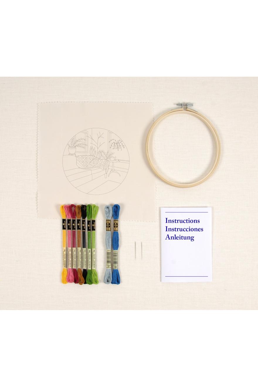 Jardin d'hiver - Broderie traditionnelle