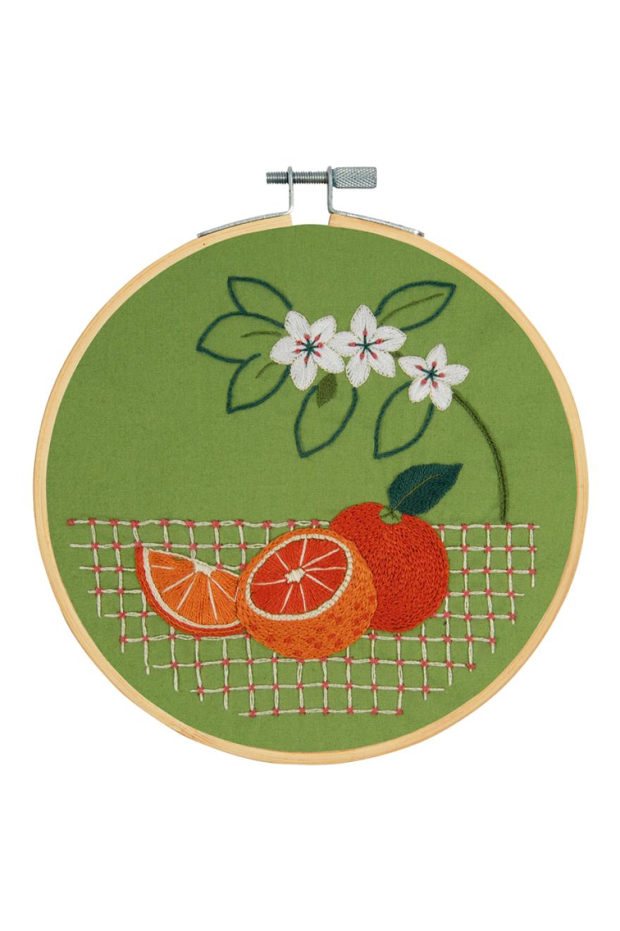 Oranges - Kit broderie