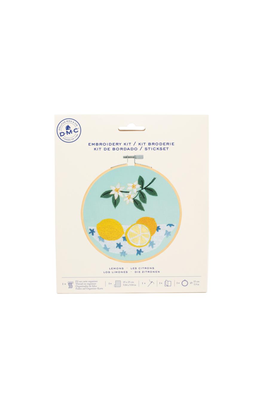 Citrons - Kit broderie