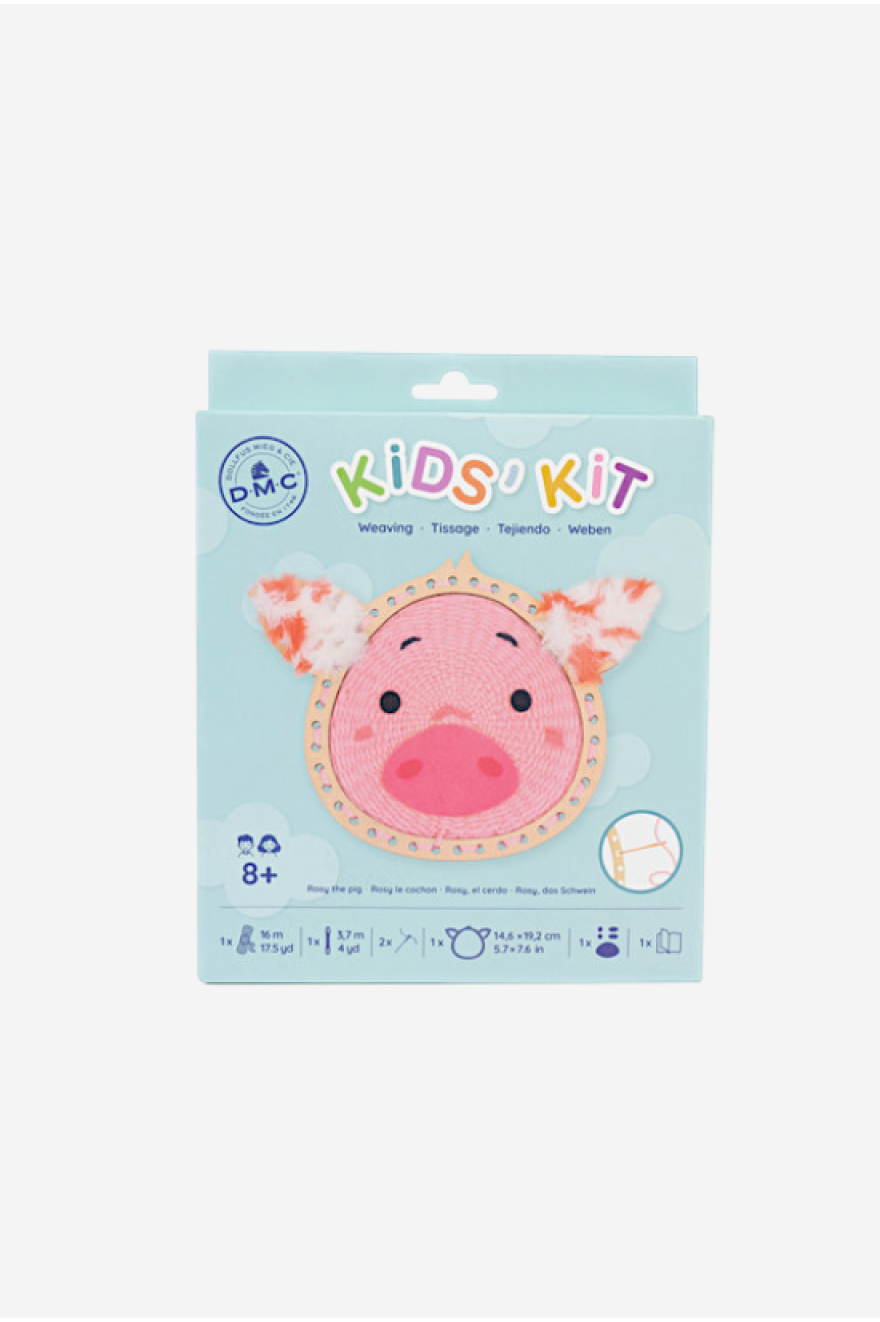 Rosy le cochon - Kit tissage