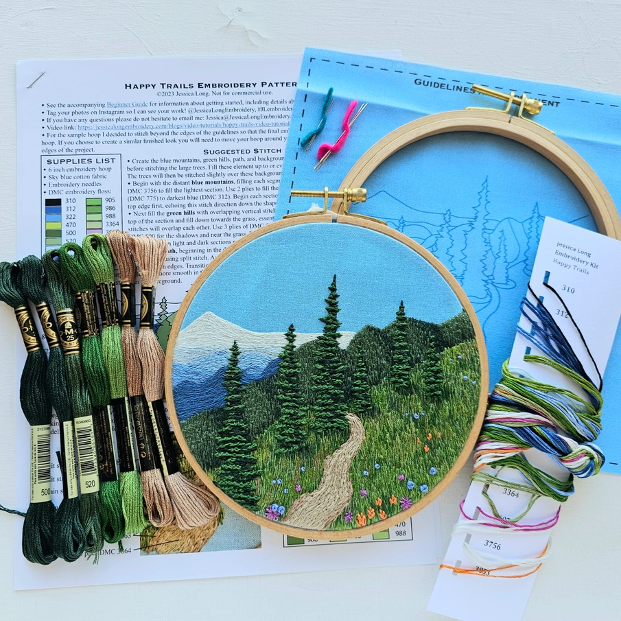 Kit broderie Happy Trails