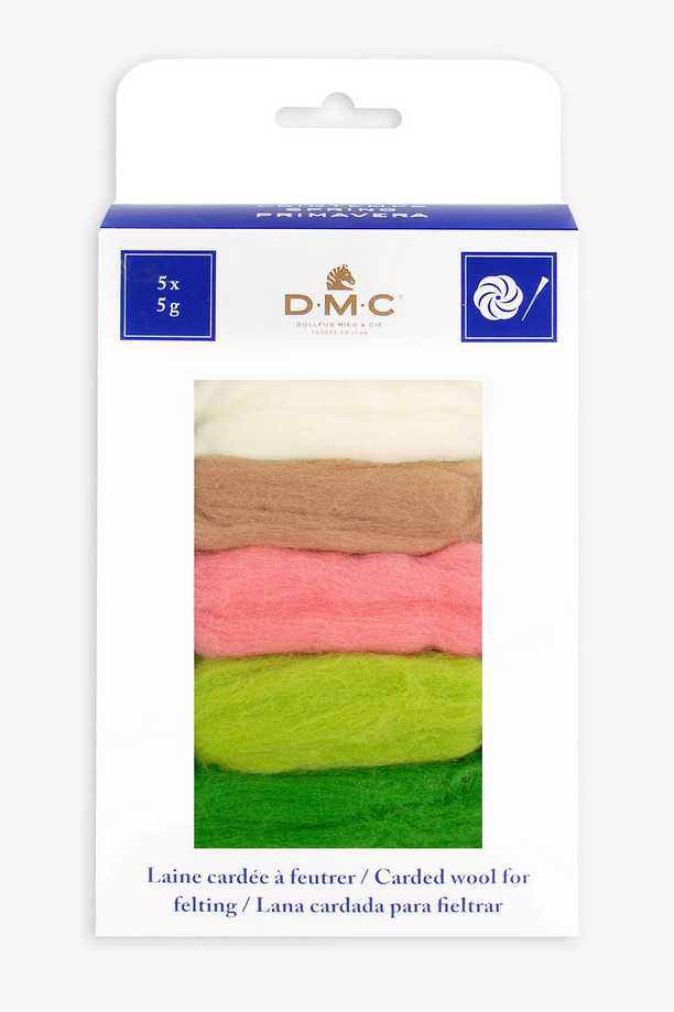 Laine cardée à feutrer