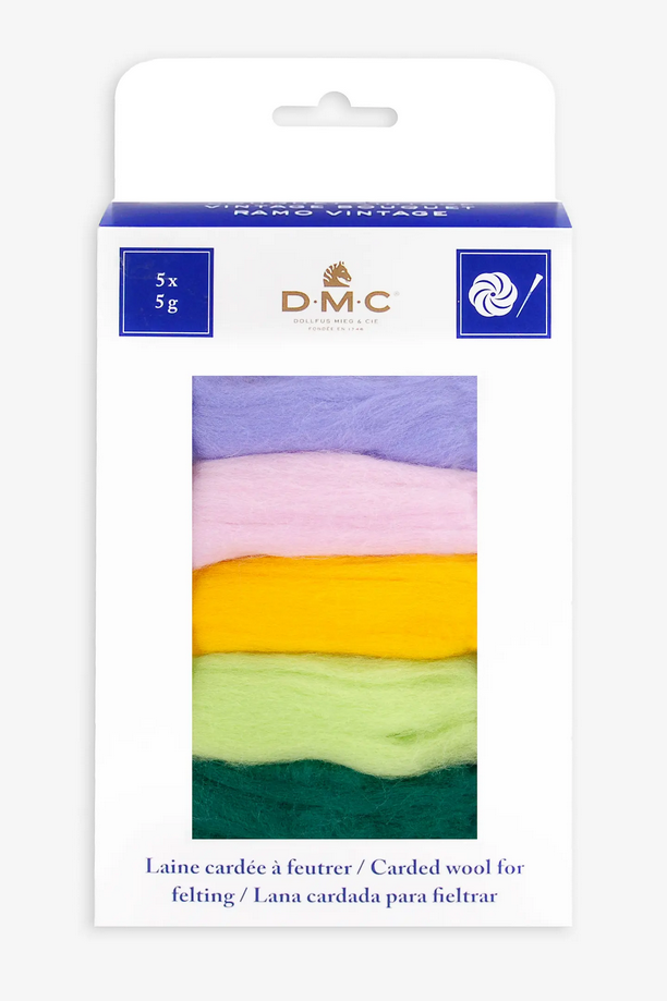 Laine cardée à feutrer
