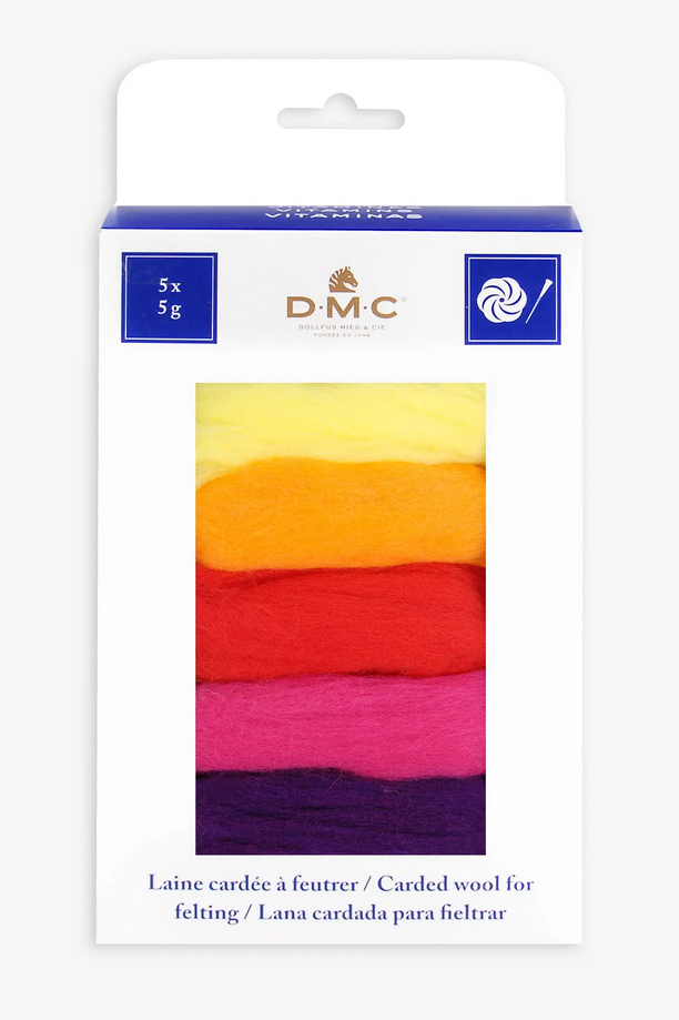 Laine cardée à feutrer