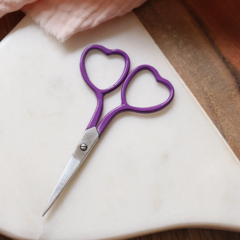 Ciseaux de broderie "coeur"