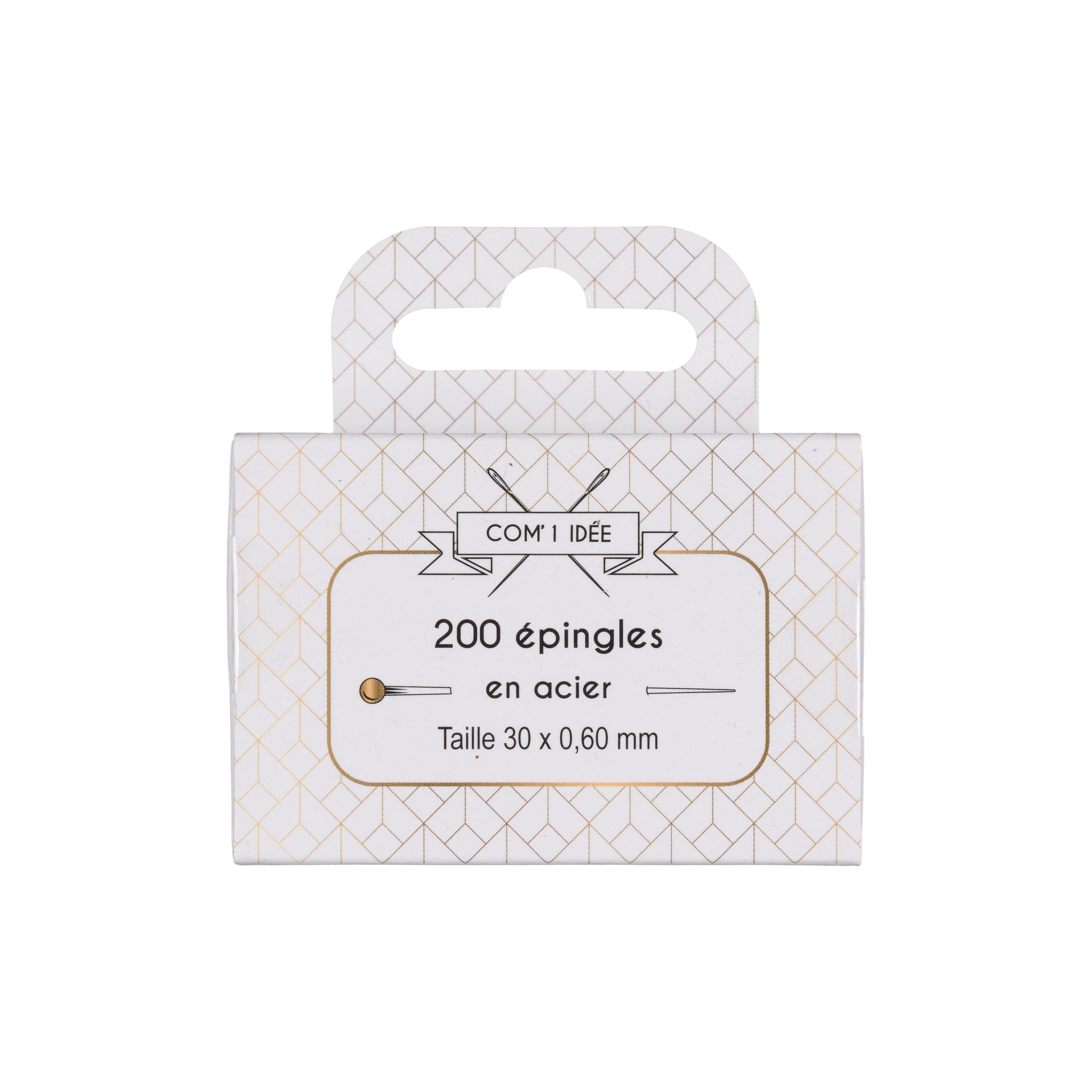 Epingles à tête en métal