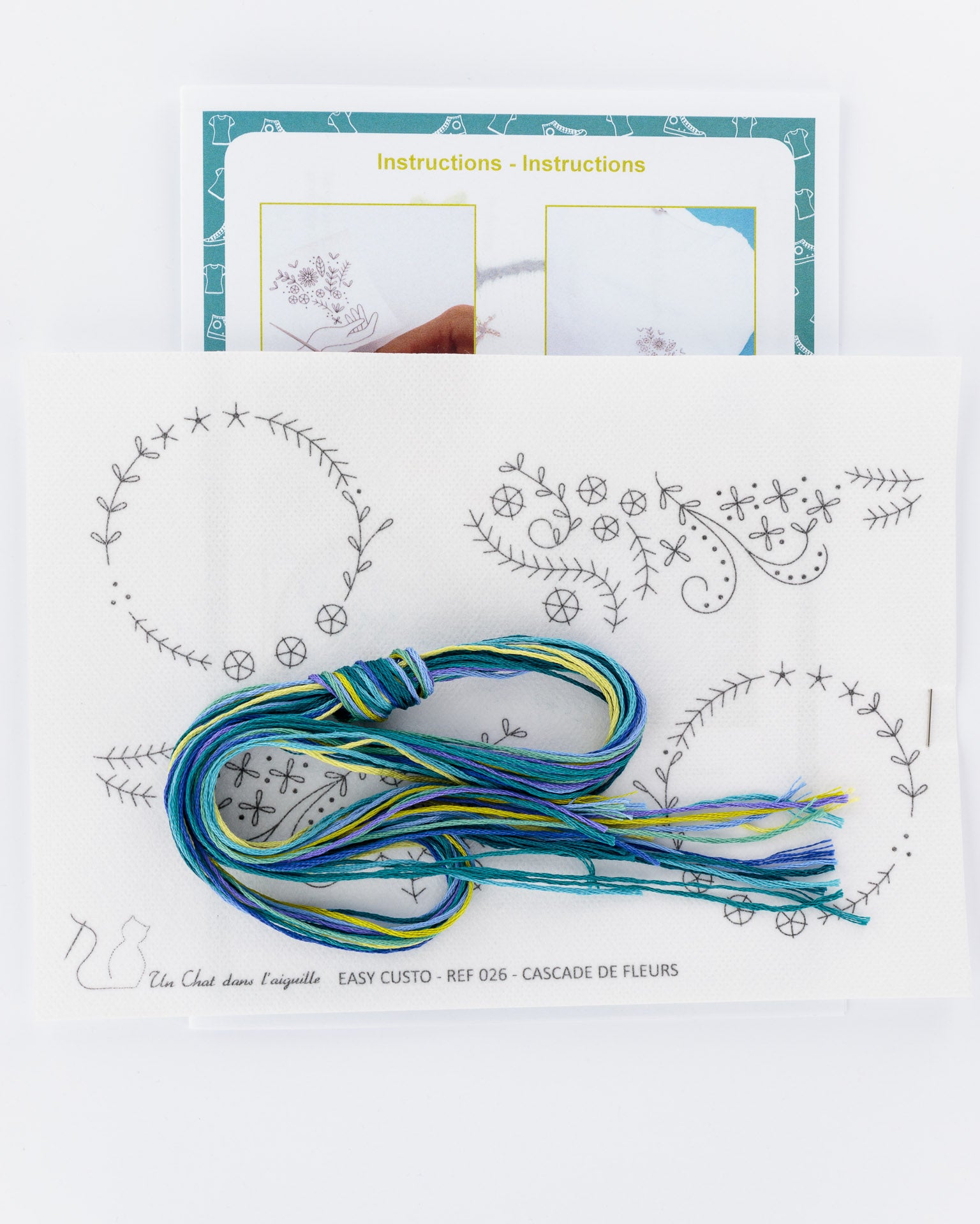 Kit broderie Easy Custo (petit format) – Le Chat qui Tricote