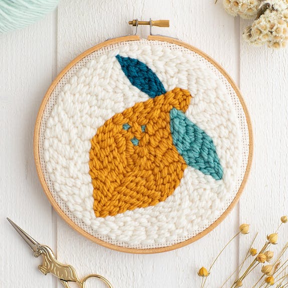 KIT PUNCH NEEDLE - Je débute - Citron