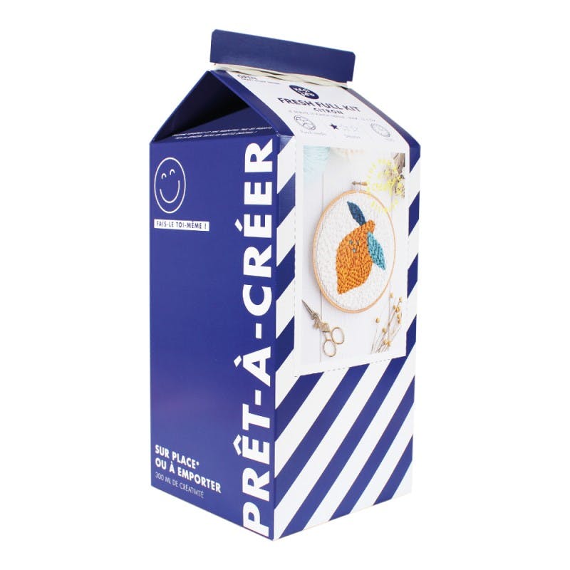 KIT PUNCH NEEDLE - Je débute - Citron