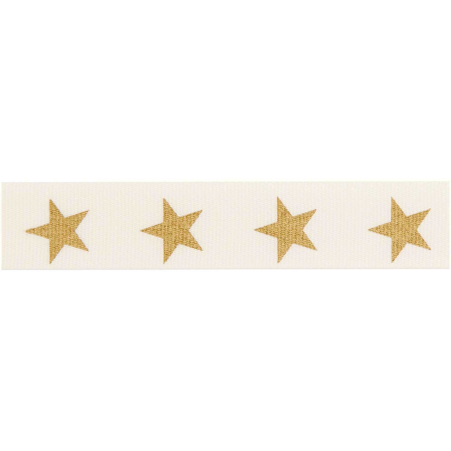 Ruban coton étoilé 3m