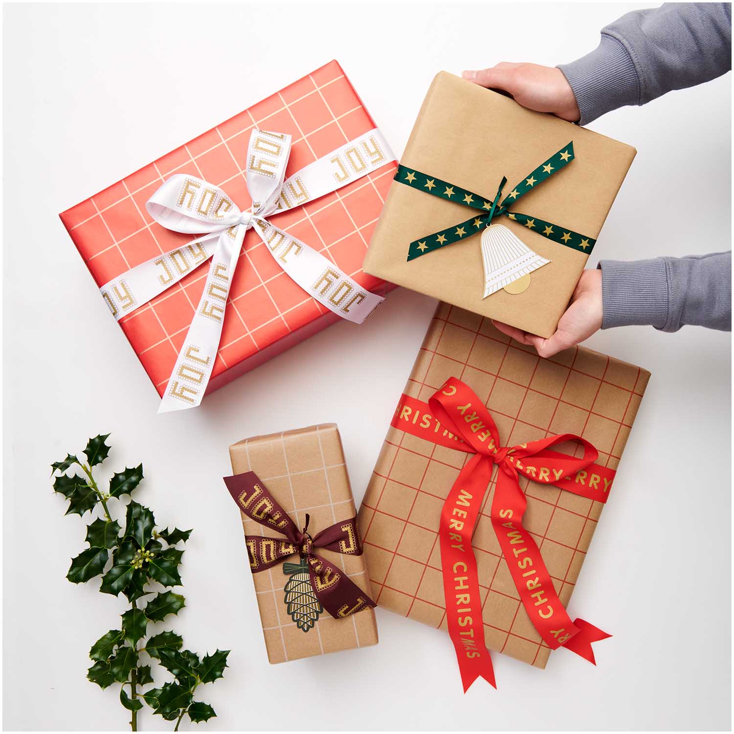 Ruban coton étoilé 3m