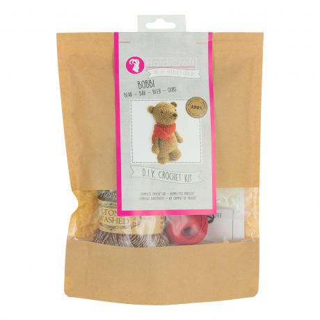Kit crochet Bobbi l'ours debout