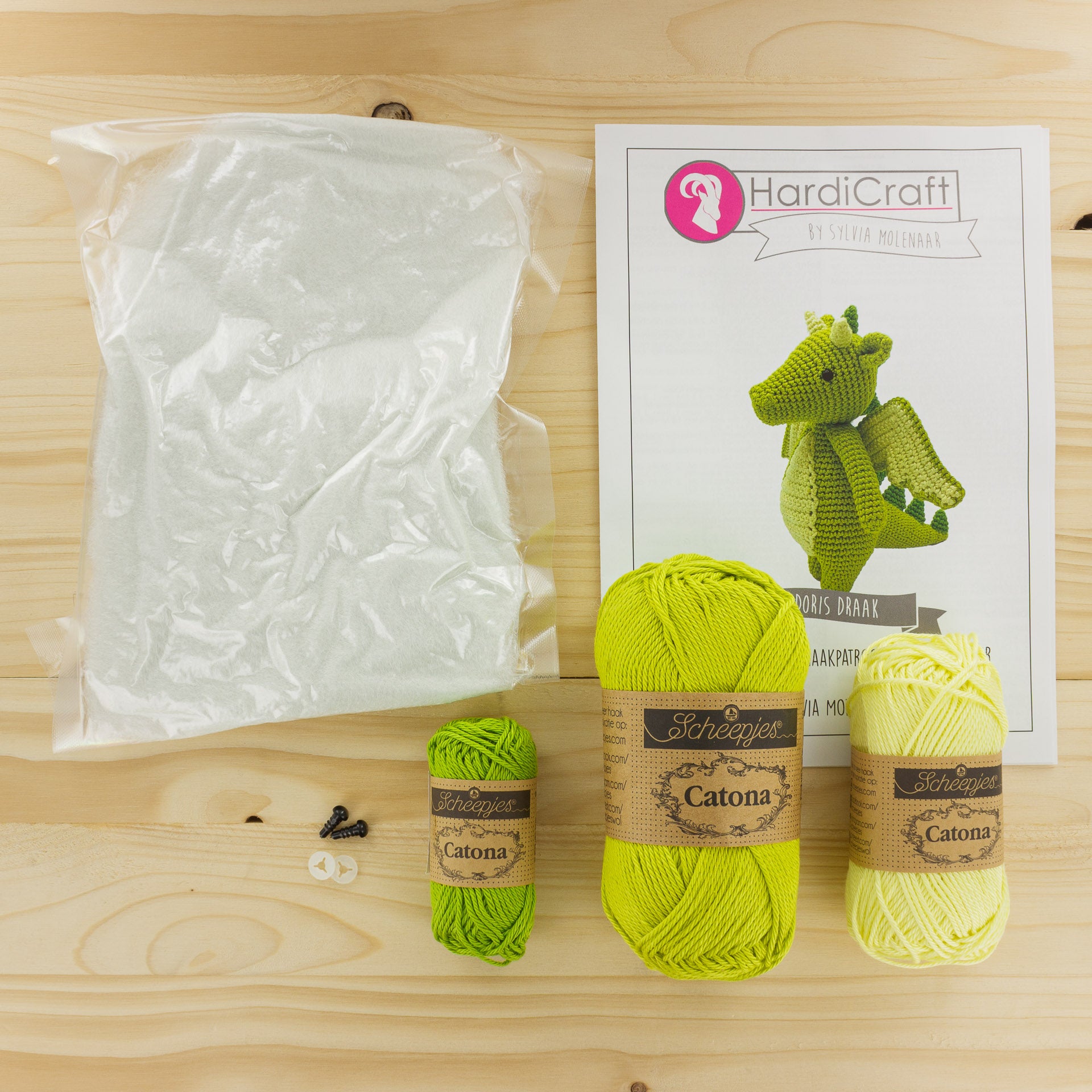 Kit crochet Doris le Dragon