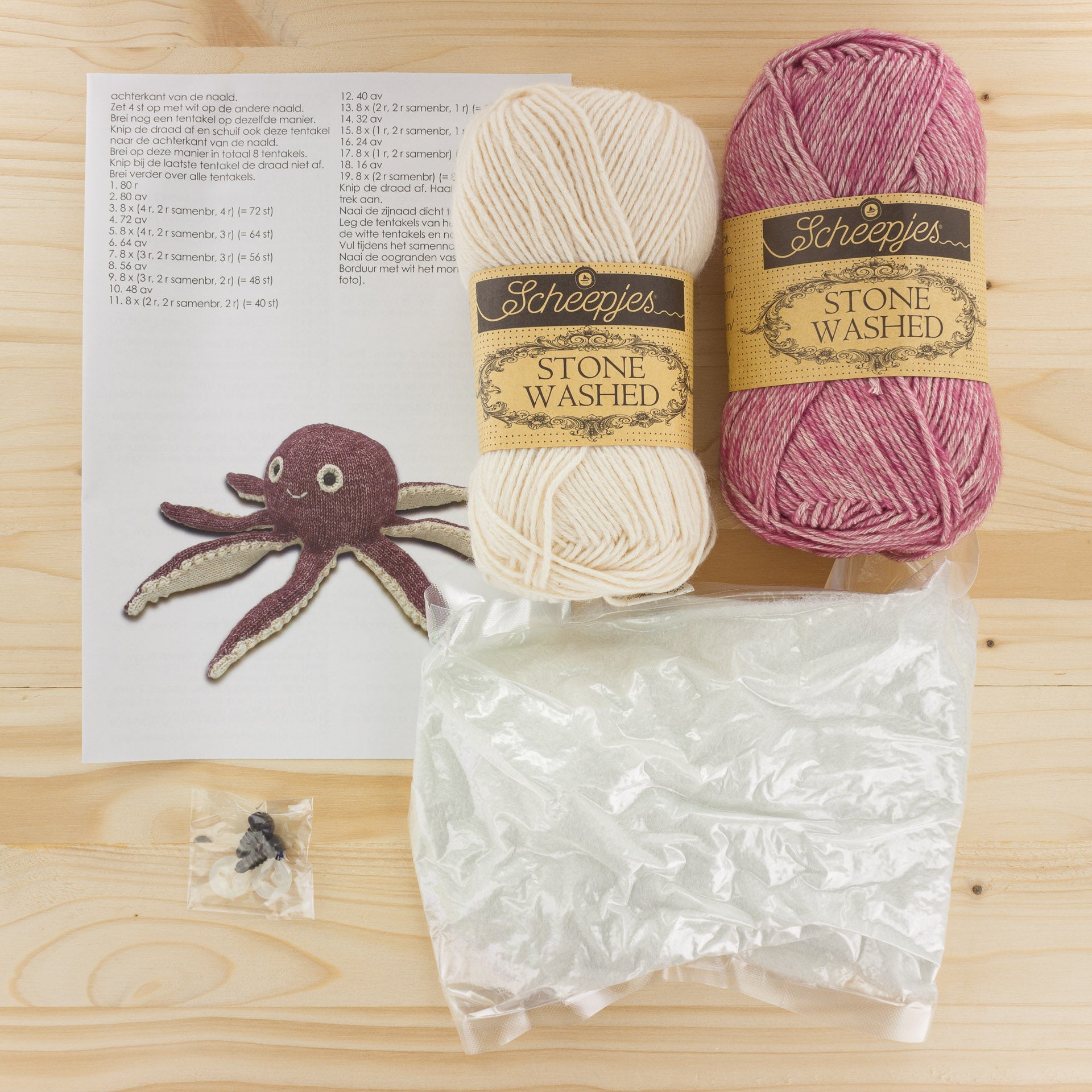 Kit tricot Olivia le poulpe