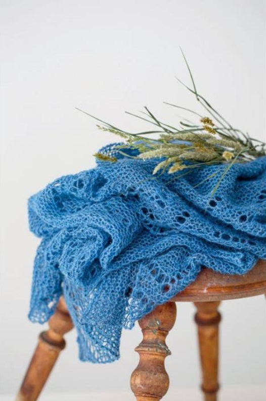 Châles & Étoles ajourées au Tricot