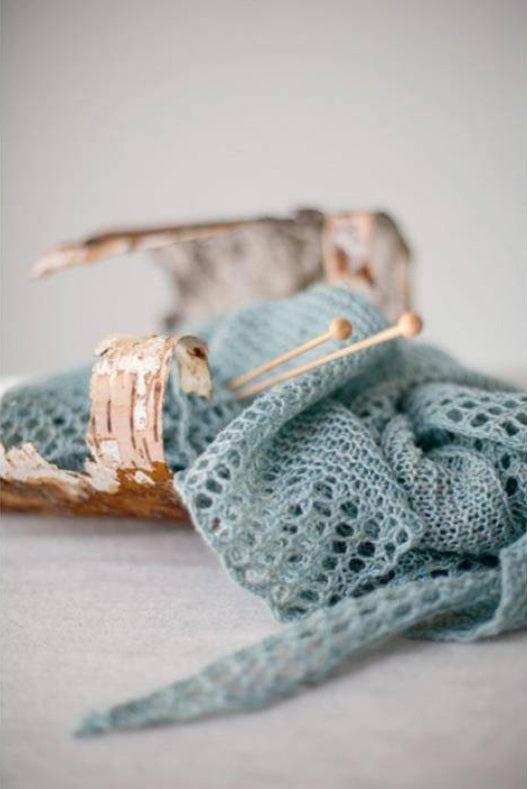 Châles & Étoles ajourées au Tricot