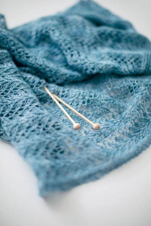 Châles & Étoles ajourées au Tricot