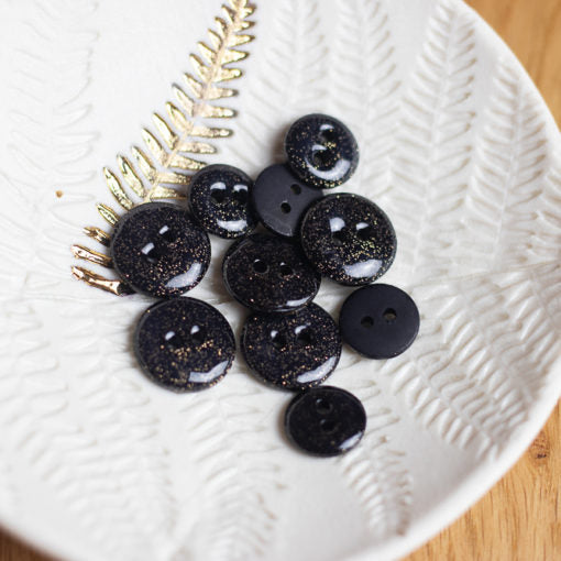 Boutons Glitter 12 mm