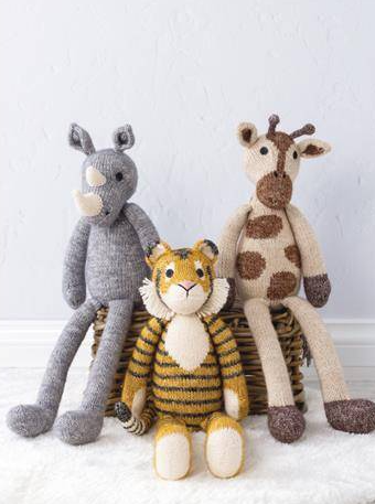 Animaux Sauvages au Tricot