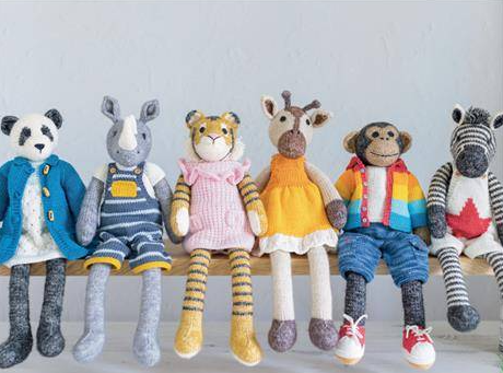 Animaux Sauvages au Tricot