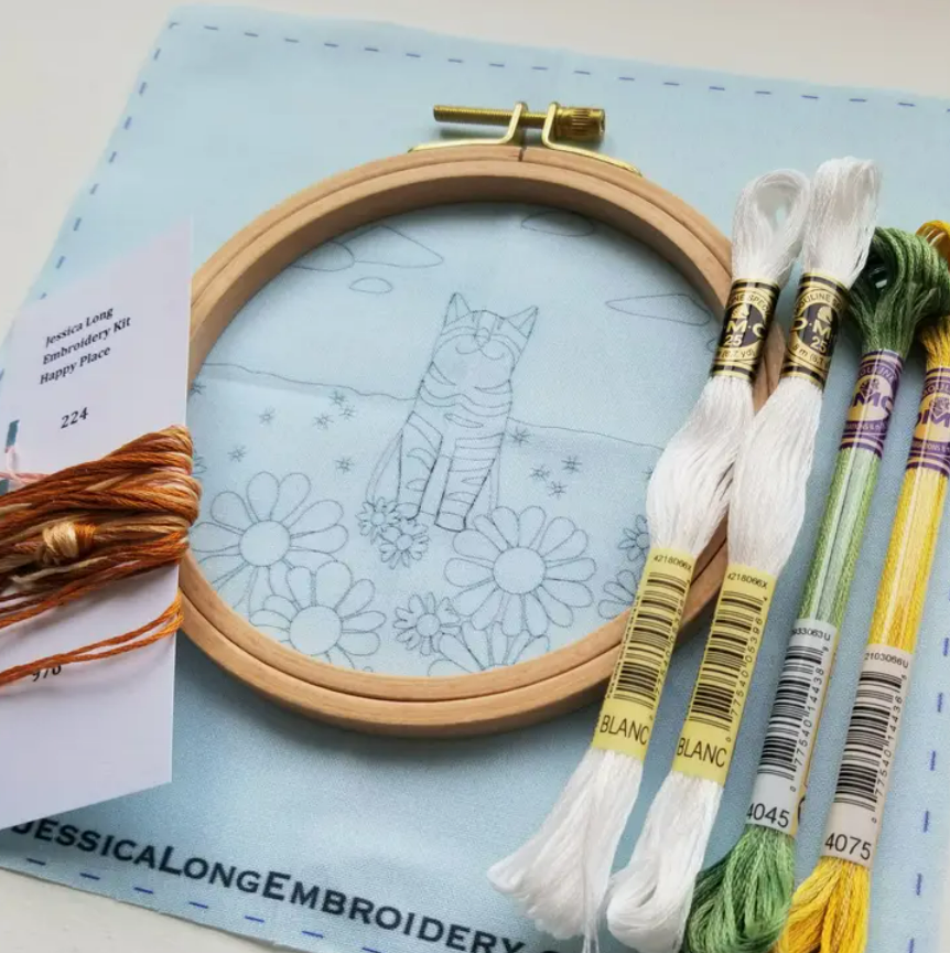 Kit broderie "Happy Place"