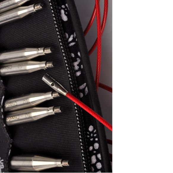 Set d'aiguilles interchangeables CHIAOGOO TWIST RED  2.75-5.00MM