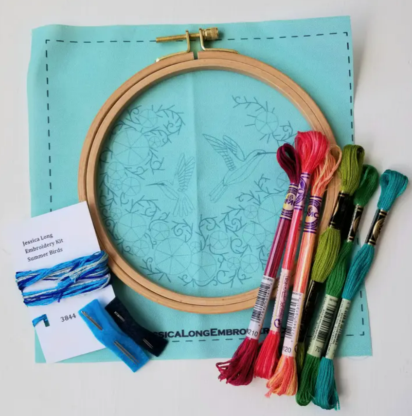 Kit broderie Colibri d'été