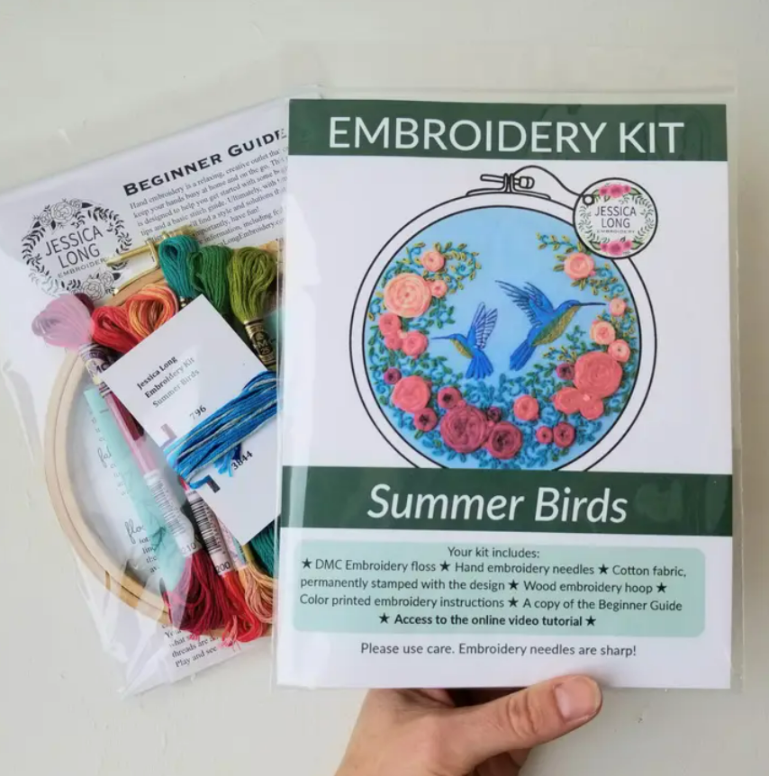 Kit broderie Colibri d'été