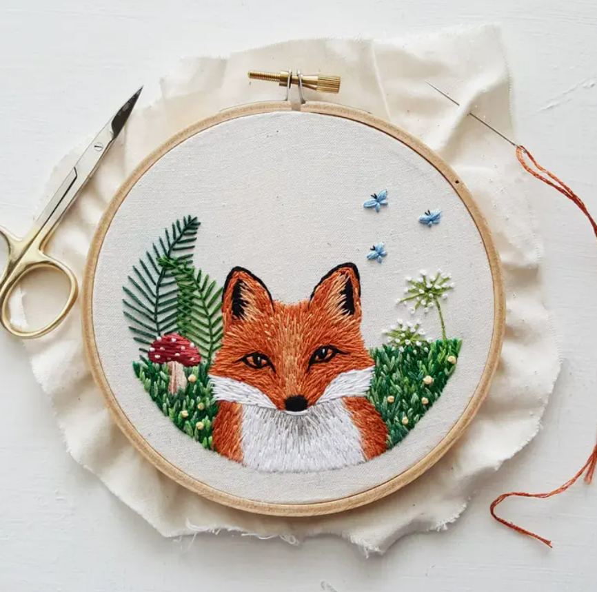 Kit broderie Red Fox